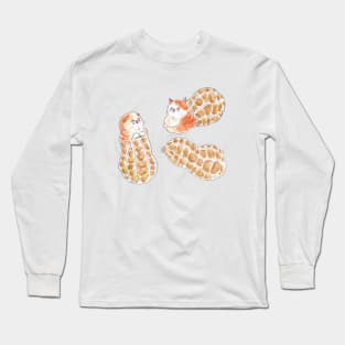 Pocchari peanuts cats Long Sleeve T-Shirt